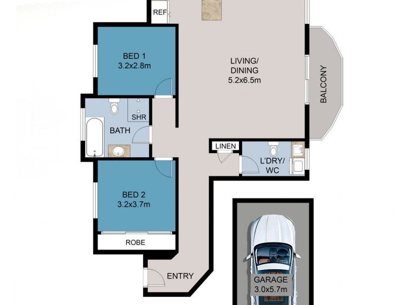 17/28-30 Mary Street, Lidcombe NSW 2141 Floorplan