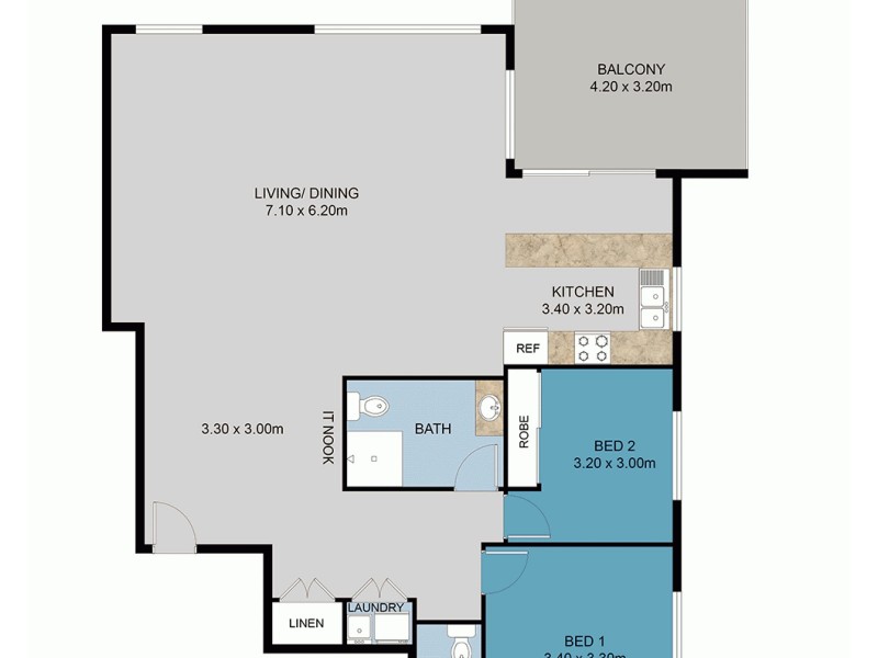 8/1-3 Mary Street, Lidcombe NSW 2141 Floorplan