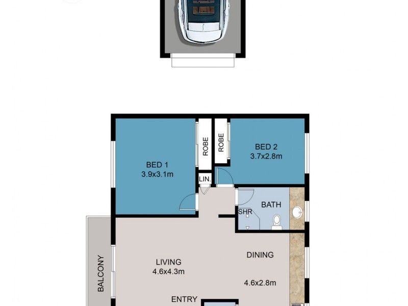1/5 Clarence Street, Lidcombe NSW 2141 Floorplan