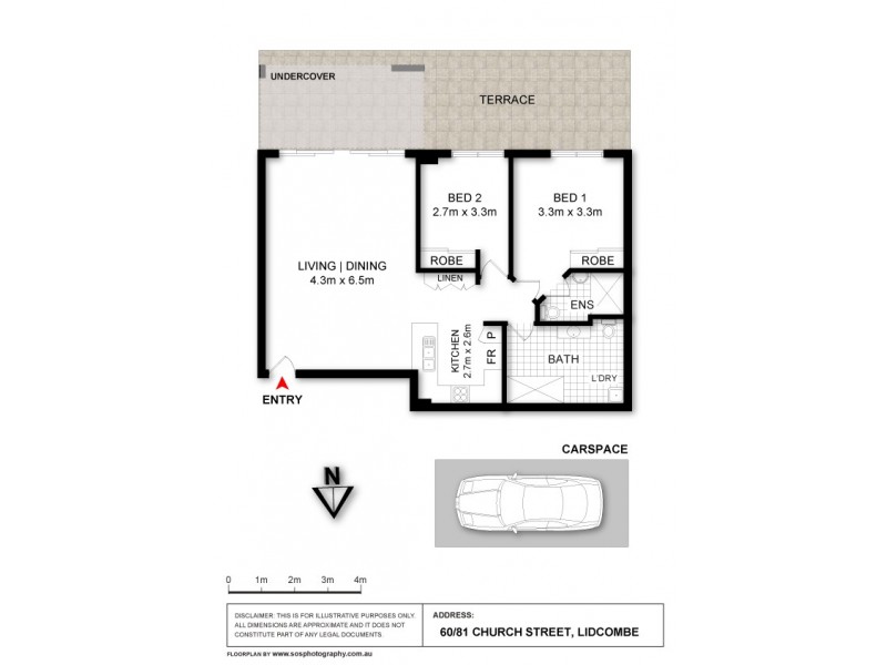 60/81 Church Street, Lidcombe NSW 2141 Floorplan