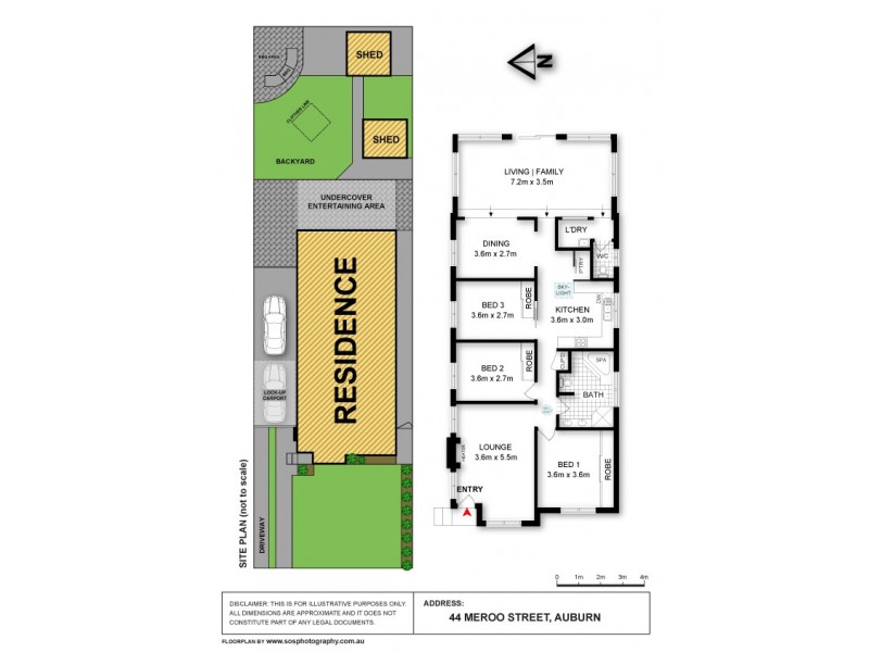 44 Meroo Street, Auburn NSW 2144 Floorplan