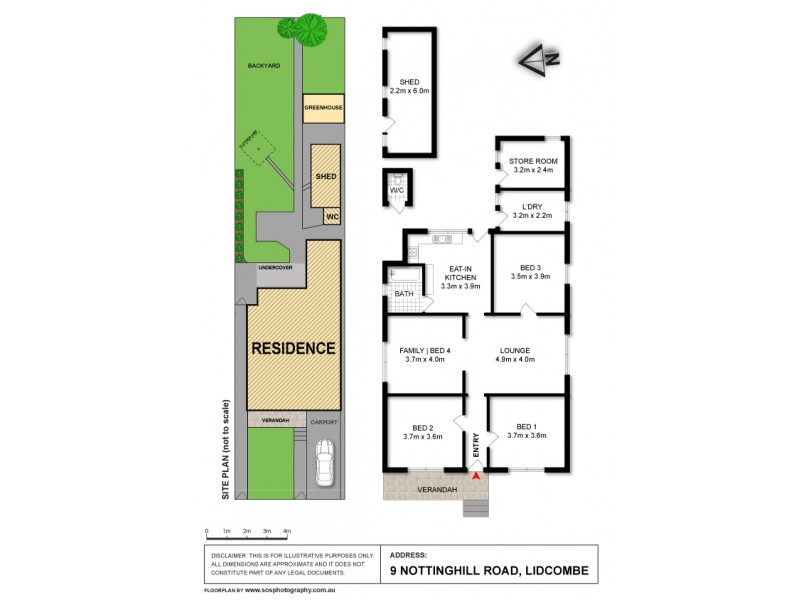 9 Nottinghill Rd, Lidcombe NSW 2141 Floorplan