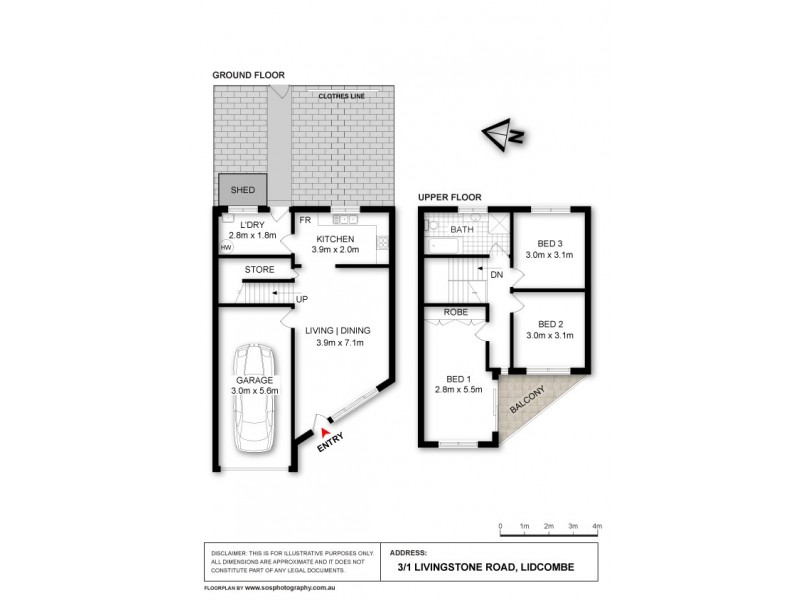 3/1 Livingstone Road, Lidcombe NSW 2141 Floorplan