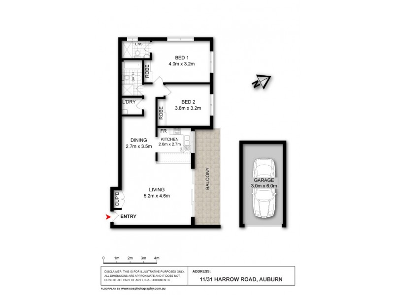 11/31-33 Harrow Rd, Auburn NSW 2144 Floorplan