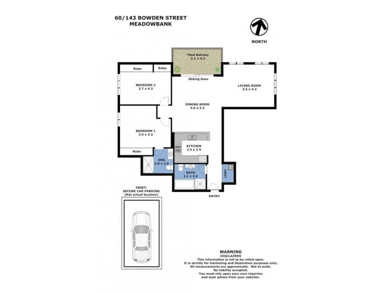 60/143 Bowden Street, Meadowbank NSW 2114 Floorplan
