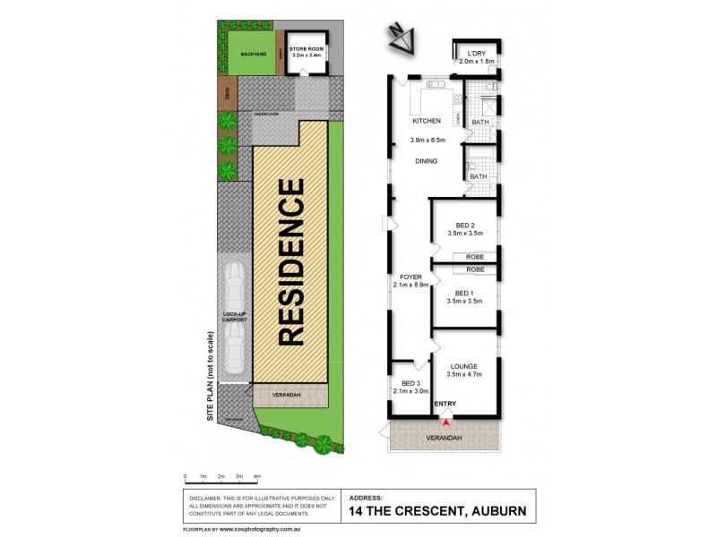 14 The Crescent, Auburn NSW 2144 Floorplan
