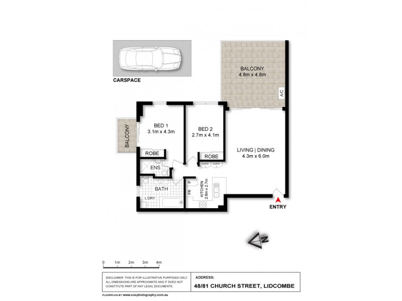 48/81 Church Street, Lidcombe NSW 2141 Floorplan