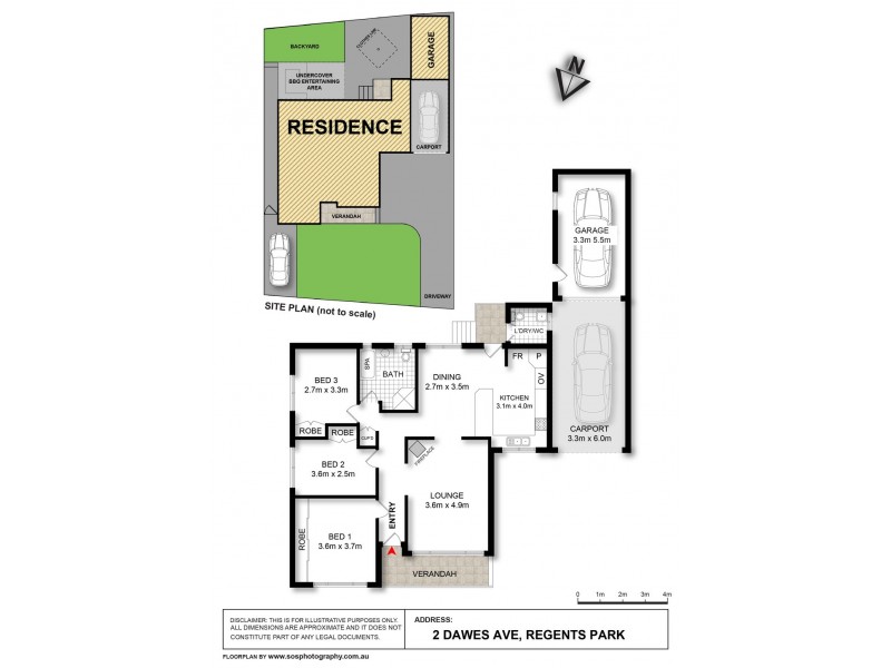 2 Dawes Ave, Regents Park NSW 2143 Floorplan