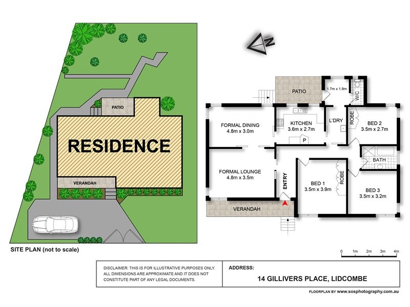 14 Gillivers Place, Lidcombe NSW 2141 Floorplan