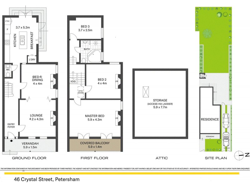 46 Crystal Street, Petersham NSW 2049 Floorplan