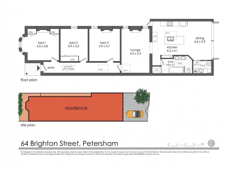 64 Brighton Street, Petersham NSW 2049 Floorplan