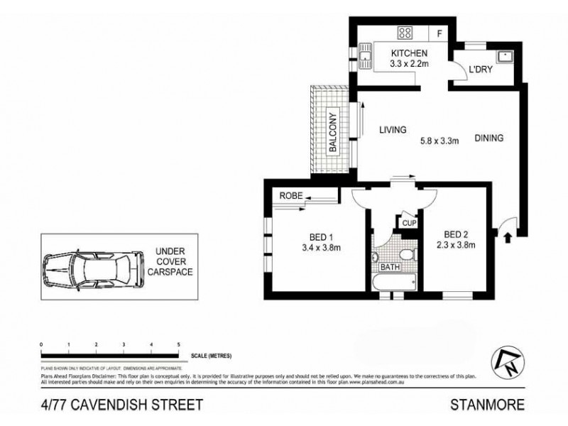 4/75-77 Cavendish Street, Stanmore NSW 2048 Floorplan