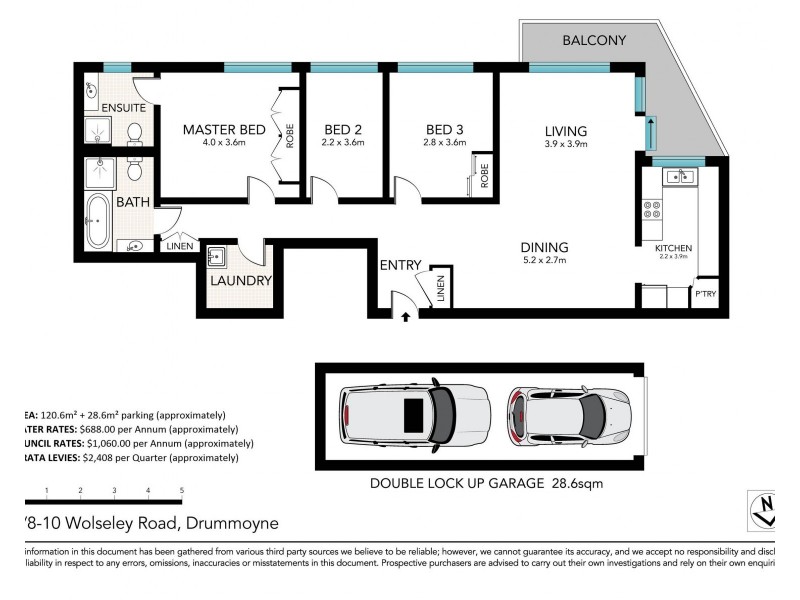 3/8-10 Wolseley Road, Drummoyne NSW 2047 Floorplan