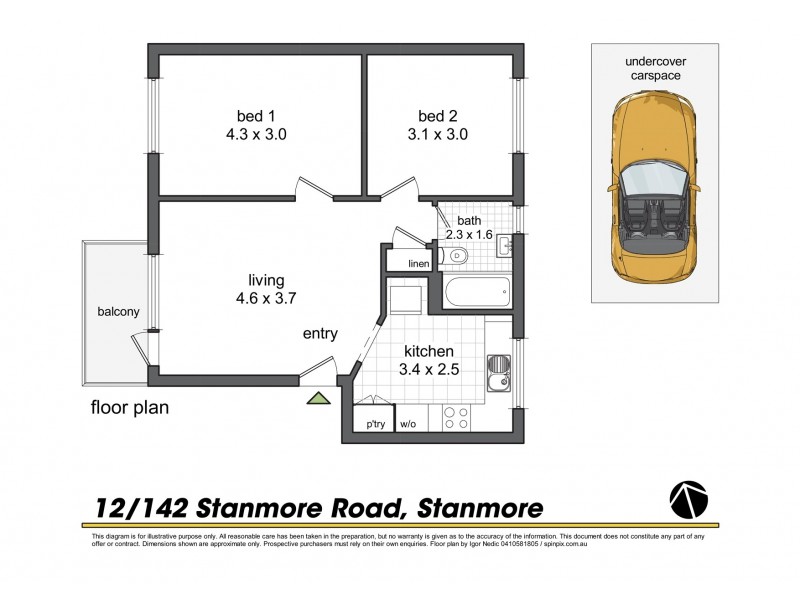 12/142 Stanmore Road, Stanmore NSW 2048 Floorplan