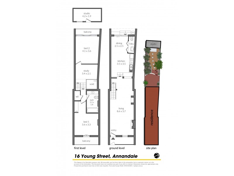16 Young Street, Annandale NSW 2038 Floorplan