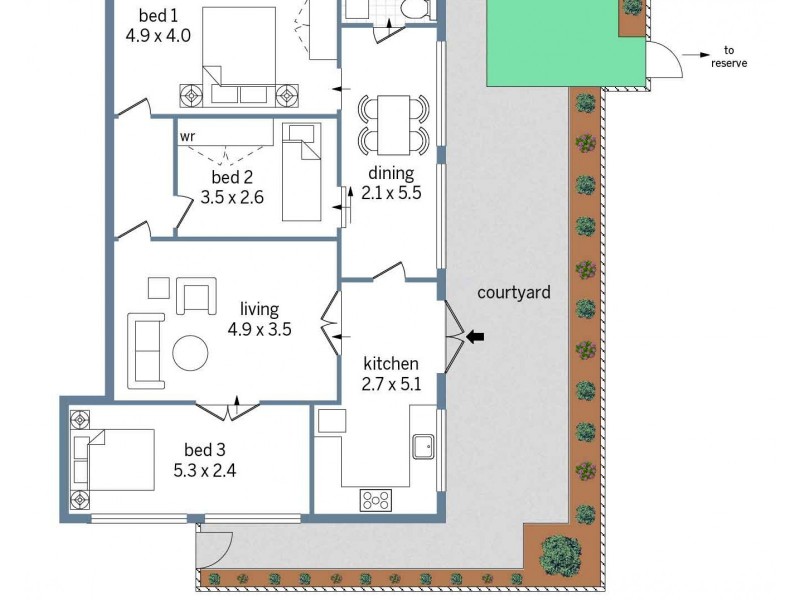 4/26 Chester Street, Petersham NSW 2049 Floorplan
