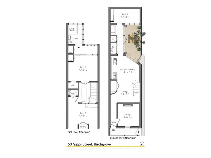 53 Gipps Street, Birchgrove NSW 2041 Floorplan