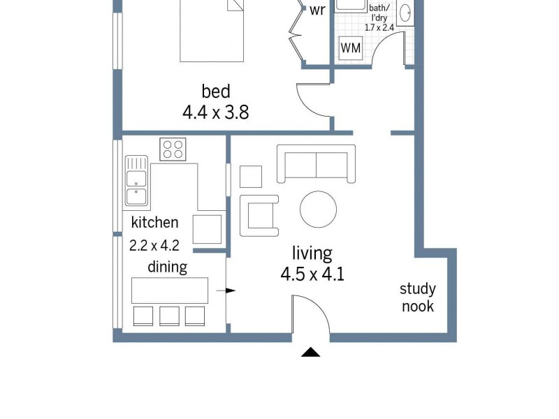 2/26 Chester Street, Petersham NSW 2049 Floorplan