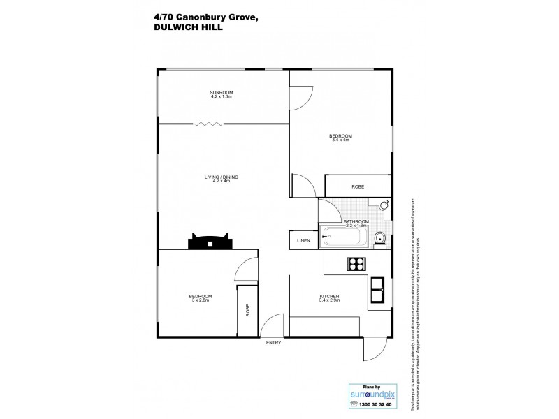 4/70 Canonbury Grove, Dulwich Hill NSW 2203 Floorplan