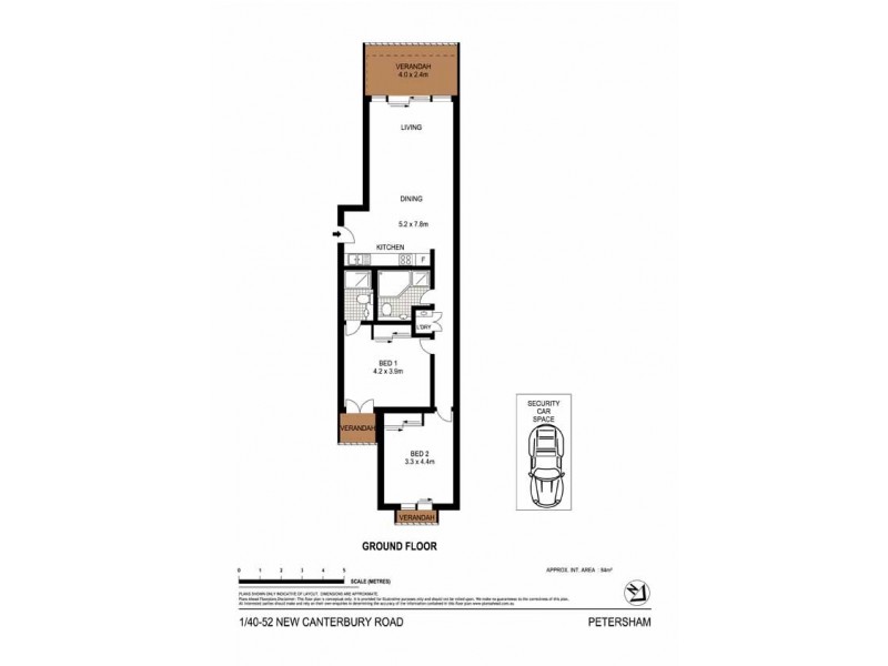 1/140-152 New Canterbury Road, Petersham NSW 2049 Floorplan