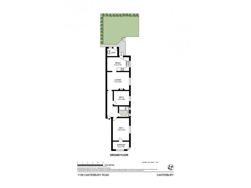 1/156 Canterbury Road, Canterbury NSW 2193 Floorplan