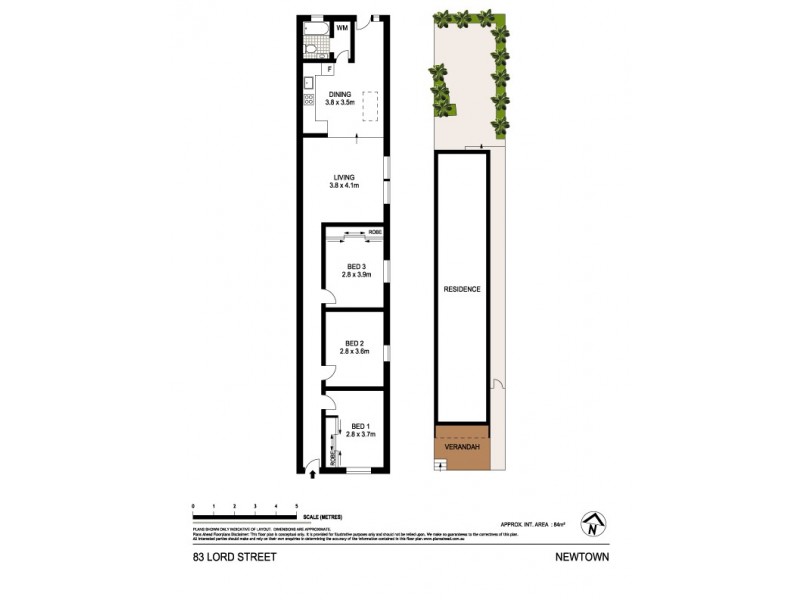 83 Lord Street, Newtown NSW 2042 Floorplan