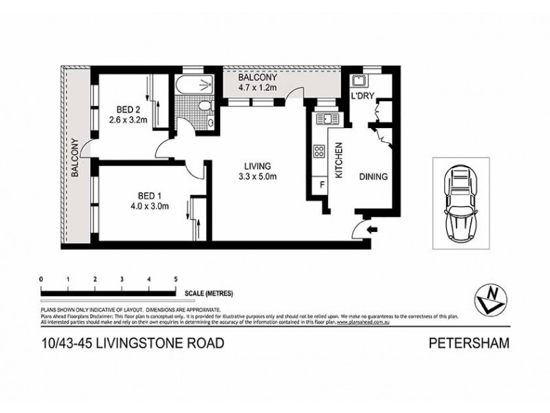 10/43-45 Livingstone Road, Petersham NSW 2049 Floorplan