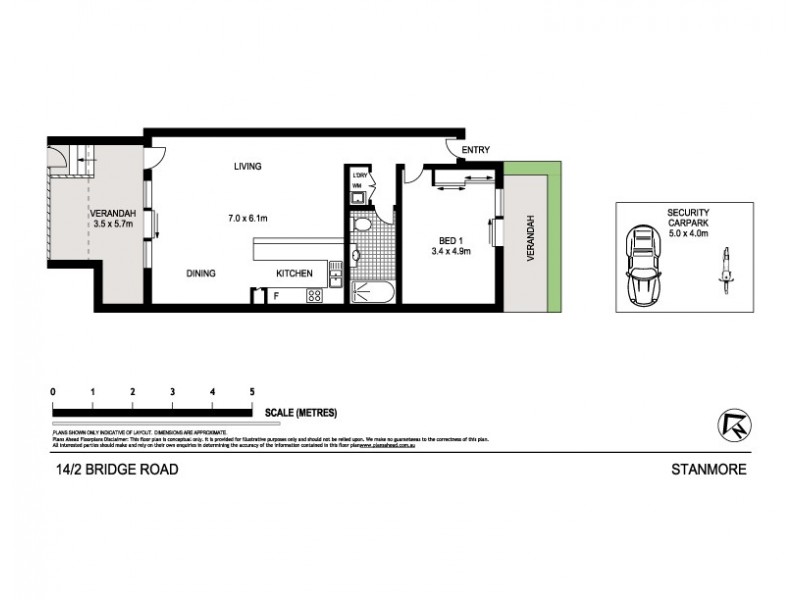 14/2 Bridge Road, Stanmore NSW 2048 Floorplan