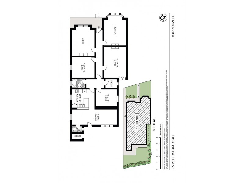 85 Petersham Road, Marrickville NSW 2204 Floorplan