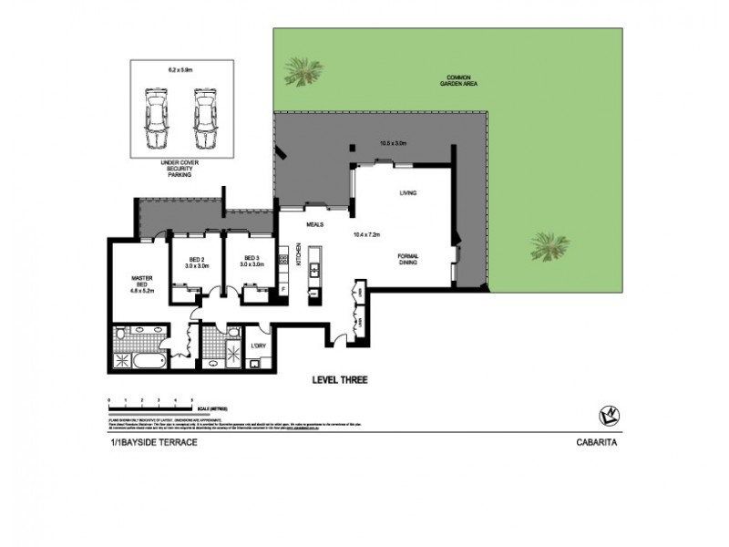 1/1 Bayside Terrace, Cabarita NSW 2137 Floorplan