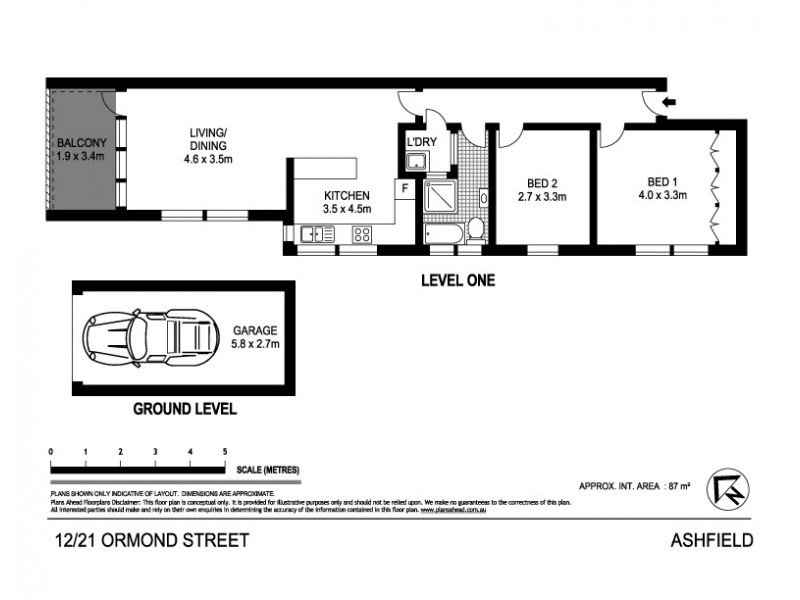 12/21 Ormond Street, Ashfield NSW 2131 Floorplan
