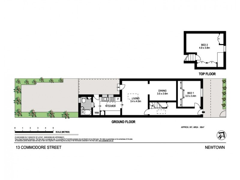 13 Commodore Street, Newtown NSW 2042 Floorplan