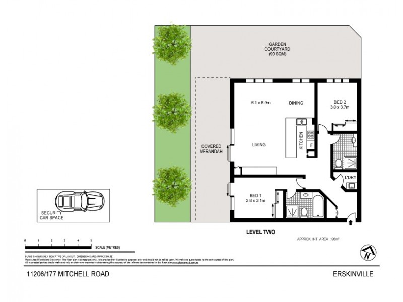 11206/177 Mitchell Rd, Erskineville NSW 2043 Floorplan