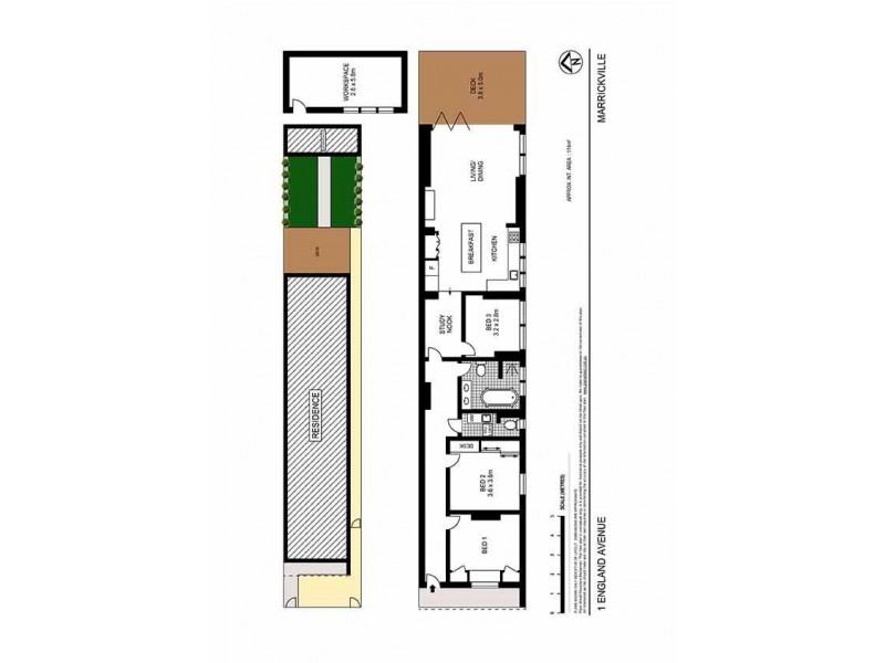 1 England Avenue, Marrickville NSW 2204 Floorplan
