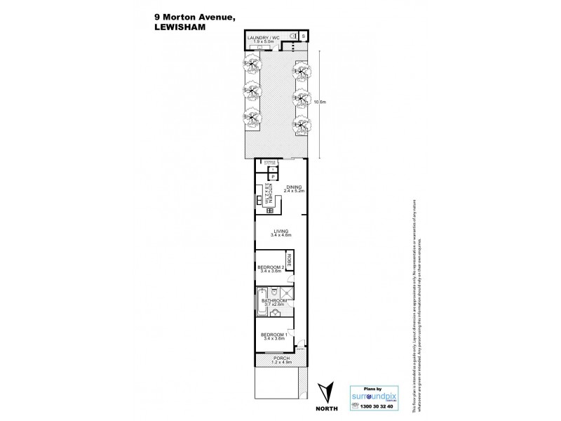9 Morton Avenue, Lewisham NSW 2049 Floorplan