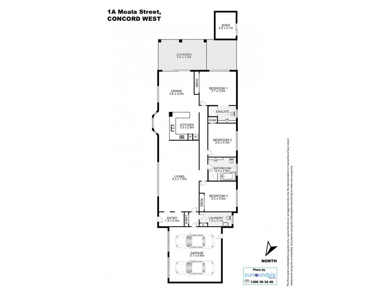 1a Moala Street, Concord West NSW 2138 Floorplan
