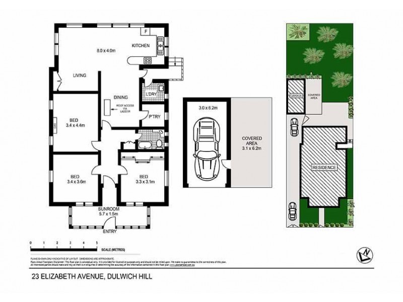 23 Elizabeth Avenue, Dulwich Hill NSW 2203 Floorplan