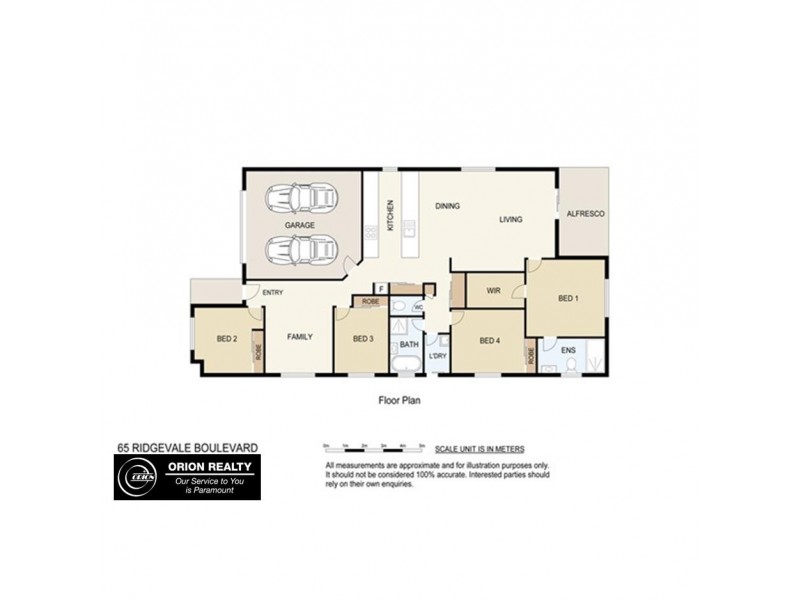 65 Ridgevale Boulevard, Holmview QLD 4207 Floorplan