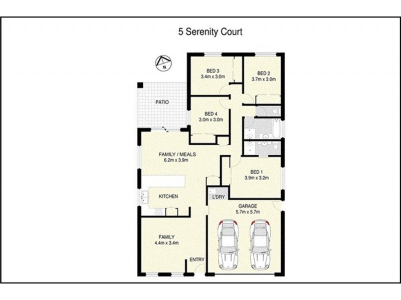 5 Serenity Court, Crestmead QLD 4132 Floorplan