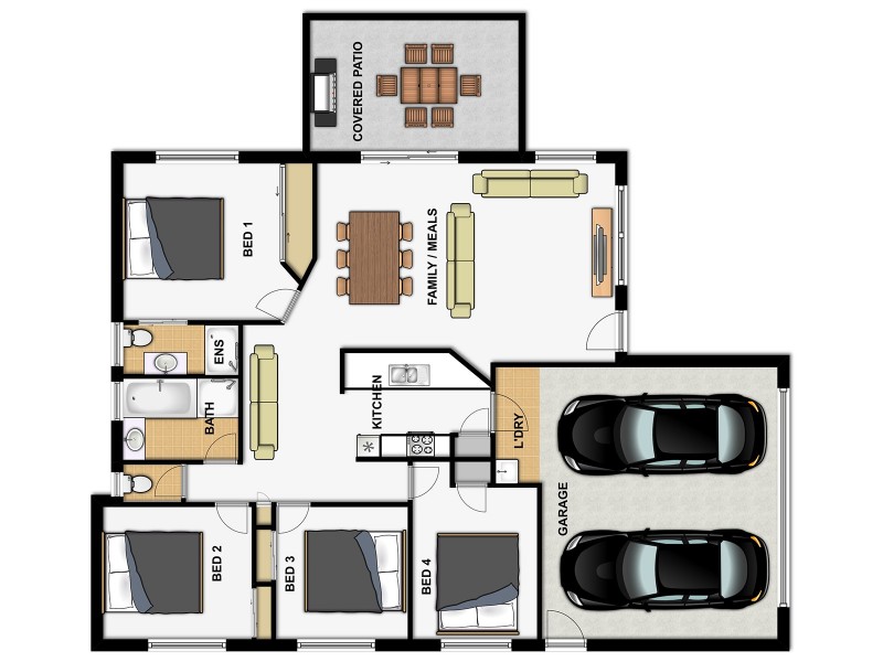 32 Highbury Drive, Redbank Plains QLD 4301 Floorplan