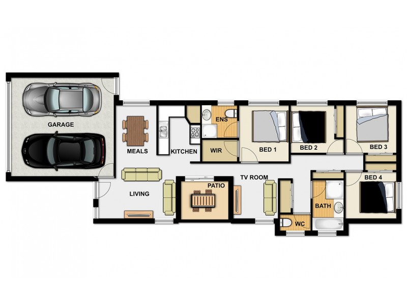 42 Walter Williams Crescent, Redbank Plains QLD 4301 Floorplan