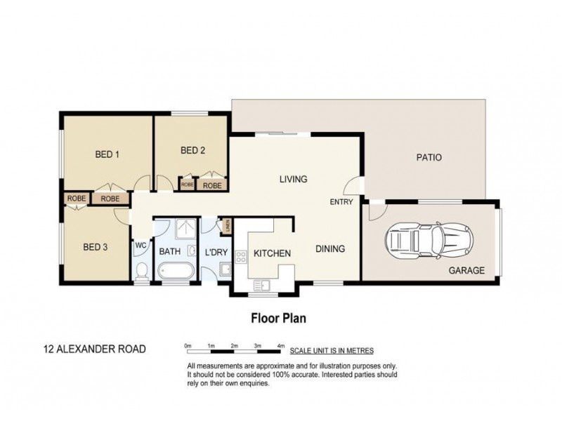 12 Alexander Road, Oxley QLD 4075 Floorplan