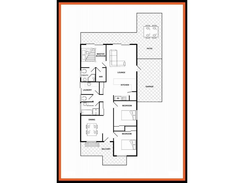 9 Glen Echo Street, Springfield Lakes QLD 4300 Floorplan