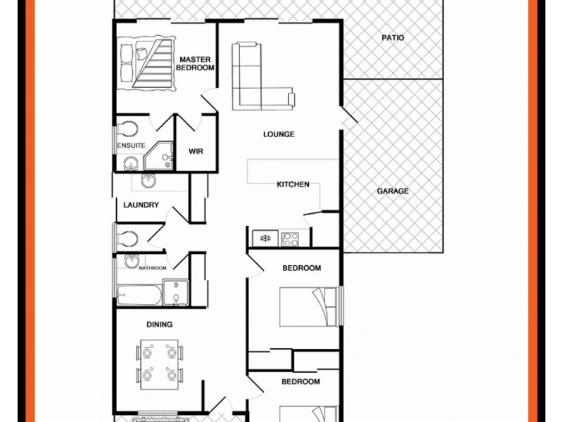 9 Glen Echo Street, Springfield Lakes QLD 4300 Floorplan
