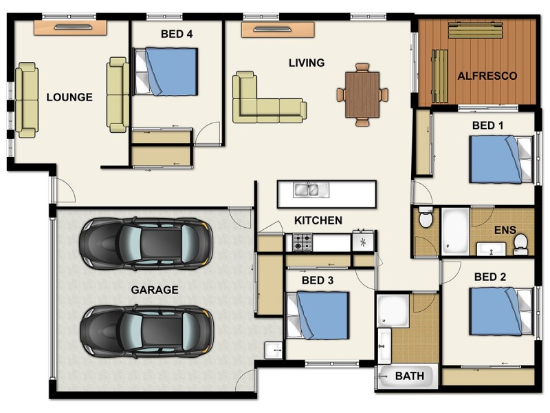 52 Lakes Entrance Drive, Springfield Lakes QLD 4300 Floorplan