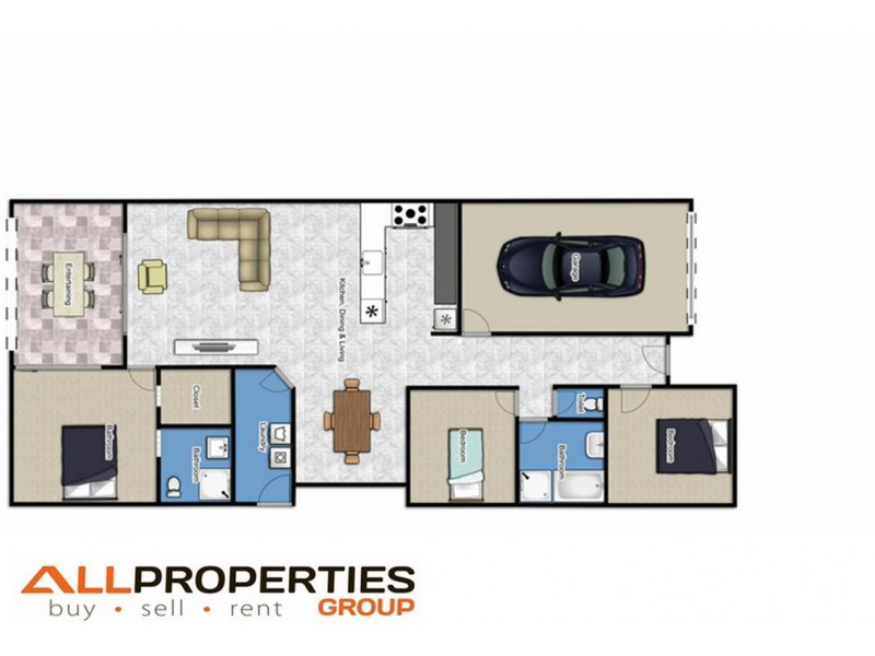 15 Coventina Cres, Springfield Lakes QLD 4300 Floorplan