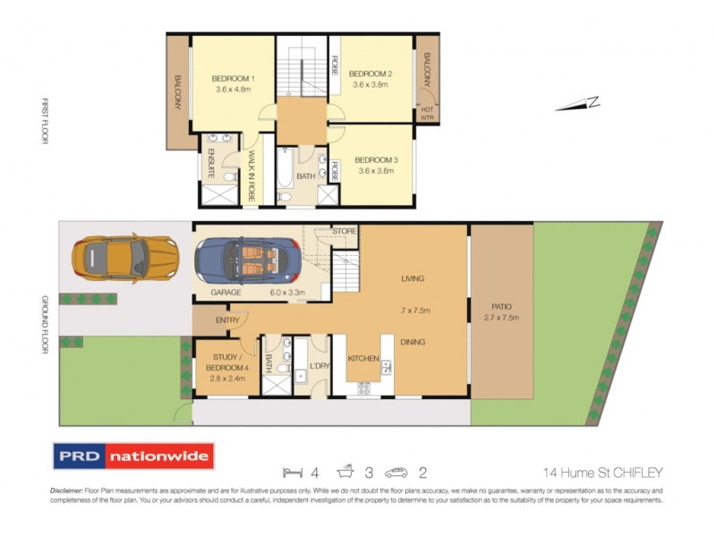 14 Hume Street, Chifley NSW 2036 Floorplan