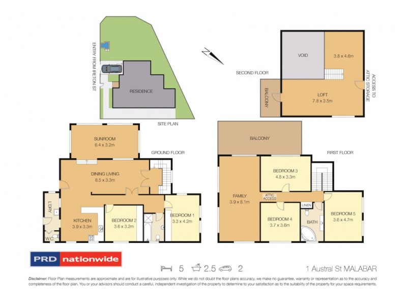 1 Austral Street, Malabar NSW 2036 Floorplan