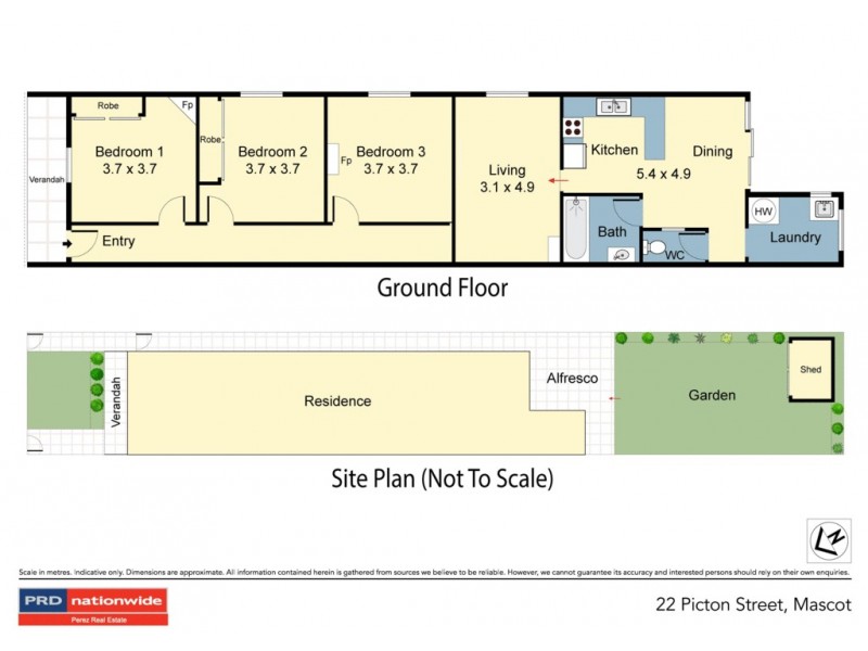 22 Picton Street, Mascot NSW 2020 Floorplan
