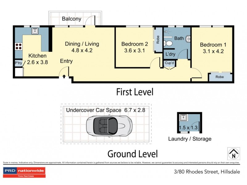 3/80 Rhodes Street, Hillsdale NSW 2036 Floorplan